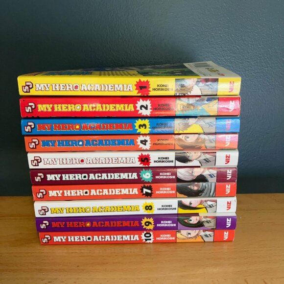 My Hero Academia English Manga Vol 1 to 10 Lot Bundle Set - Picture 1 of 2